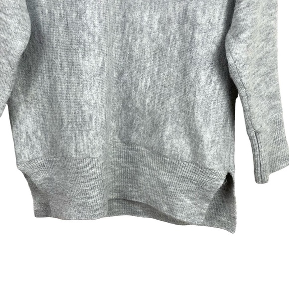 Magaschoni High Mock Turtleneck Gray Oullover Sweater Women’s Size XS Oversized - Picture 4 of 7